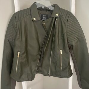 Olive green NY and Company jacket.